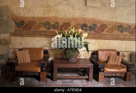 NA, Messico Oaxaca. Camino Real, Ex-Convento. Foto Stock