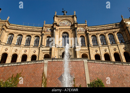 Bayerischer Landtag (casa bavarese di rappresentanti) nel Maximilianeum, Monaco di Baviera, Germania Foto Stock