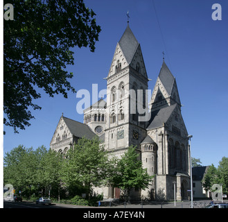 La Chiesa Herz-Jesu nella città di Coblenza, Renania-Palatinato, Germania Foto Stock