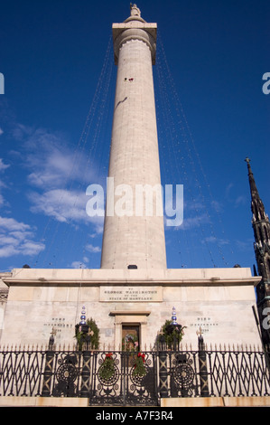 George Washington Monument in Baltimore Maryland Foto Stock