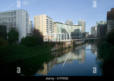 Manchester è di nuovo Riverside, & Lowry Hotel, North West England, Regno Unito Foto Stock