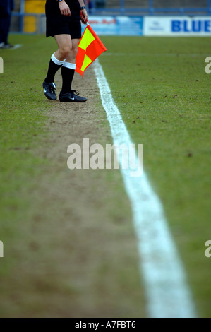 Per guardafili in una partita di calcio, Gran Bretagna REGNO UNITO Foto Stock