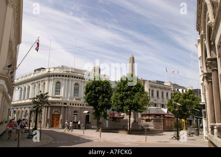 Broad Street, Jersey Foto Stock