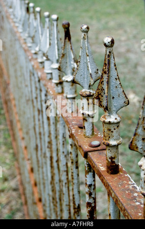 Recinzione in ferro Foto Stock