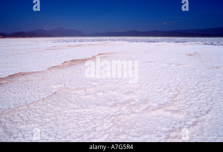 Lac Assal il Lago Assal Gibuti Gibuti. Africa triangolo di Afar Foto Stock