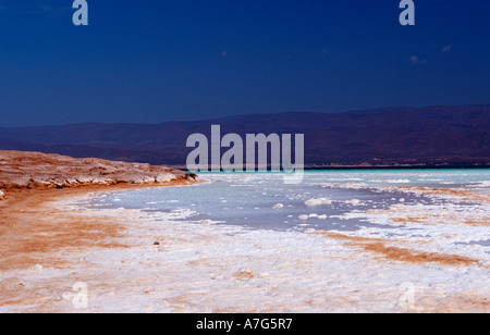 Lac Assal il Lago Assal Gibuti Gibuti. Africa triangolo di Afar Foto Stock