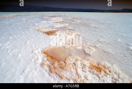 Lac Assal il Lago Assal Gibuti Gibuti. Africa triangolo di Afar Foto Stock