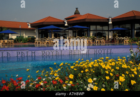 La Palm Royal Beach Hotel piscina, Accra, Ghana Foto Stock