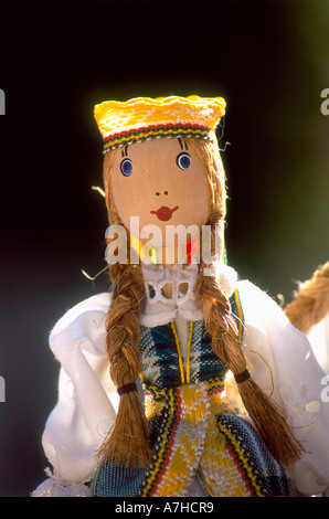 Vilnius, Lituania Folk tradizionale bambola Foto Stock