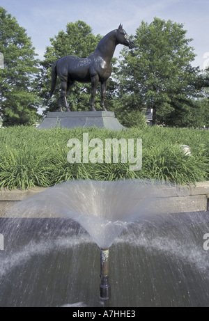 NA, STATI UNITI D'AMERICA, Kentucky, Lexington. Uomo di guerra o monumento, il Kentucky Horse Park Foto Stock