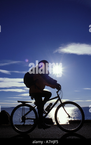 America del Nord, noi, ME Ocean Drive. Oceano Atlantico. Percorsi in bicicletta. (MR) Foto Stock