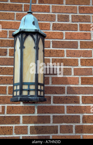 NA, STATI UNITI D'AMERICA, Michigan, Ottawa County, Olanda, Christian Chiesa Riformata, lampada dettaglio Foto Stock