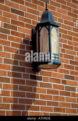 NA, STATI UNITI D'AMERICA, Michigan, Ottawa County, Olanda, lampada dettaglio sui cristiani chiesa riformata Foto Stock