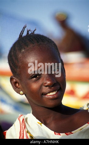 Ragazza Dakar in Senegal Foto Stock