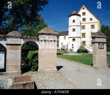 Oberes Schloss in Schmidmuehlen, Oberpfaelzer Jura, Oberpfalz, Bayern Foto Stock