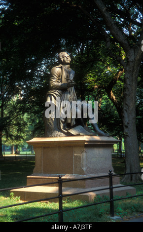 Statua di Robert Burns nel Central Park di New York Foto Stock