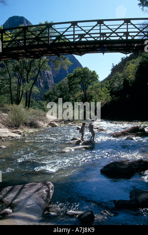 Zion National Park nello Utah Foto Stock