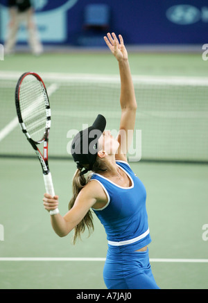 Tennis Pro Gisela DULKO dall Argentina al Hopman Cup XVIII in Perth / Australia. Foto Stock