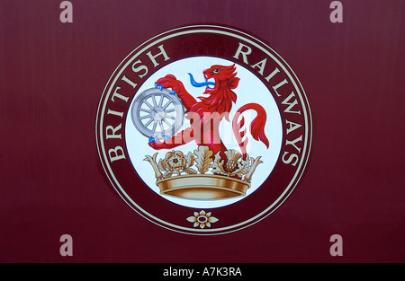 Un British Railways carrello logo araldico Foto Stock