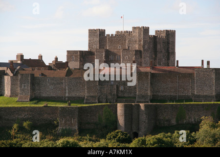 Il castello di dover struttura storica kent england Regno unito Gb Foto Stock