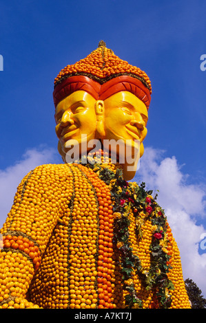 Menton Fete des Citrons Paca Alpes-Maritimes 06 French Riviera Cote d Azur Francia Europa Foto Stock