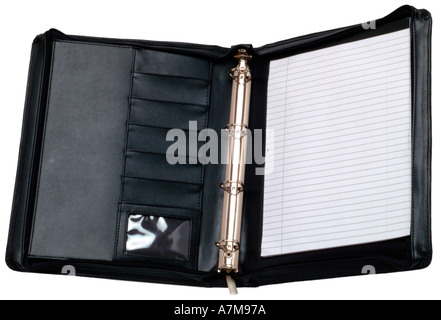 Filofax in pelle nera immagini e fotografie stock ad alta risoluzione -  Alamy