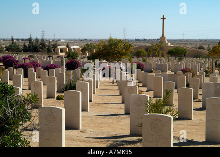 El Alamein (Al Alamein) cimitero di guerra, El Alamein, Egitto Foto Stock