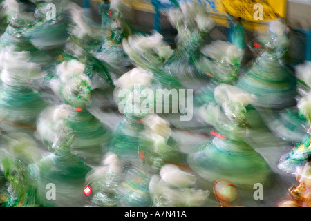 Rio de Janeiro canival Sambadromo Scuola di Samba Foto Stock