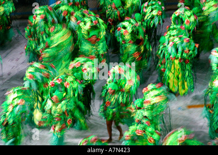 Rio de Janeiro canival Sambadromo Scuola di Samba Foto Stock