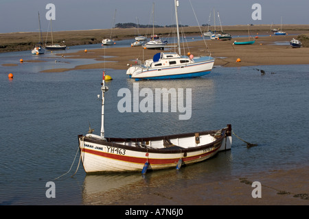 Pozzetti-next-mare un porto sulla costa del Norfolk del nord dell'Inghilterra.estate Foto Stock