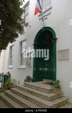 Victor Hugo House, St Peter Port Guernsey, Isole del Canale Foto Stock