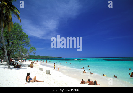 Cuba, Holguín, Guardalavaca, Playa Esmeralda beach Foto Stock