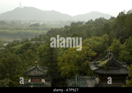 Cina Pechino Yiheyuan il Palazzo Estivo padiglioni Foto Stock