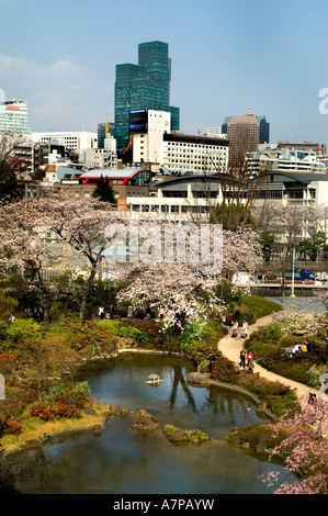 Roppongi Hills Roppongi Hiruzu Cherry Blossom Pink Foto Stock