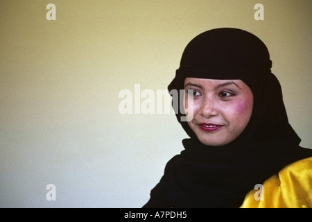 Ritratto di una donna, Indonesia Foto Stock