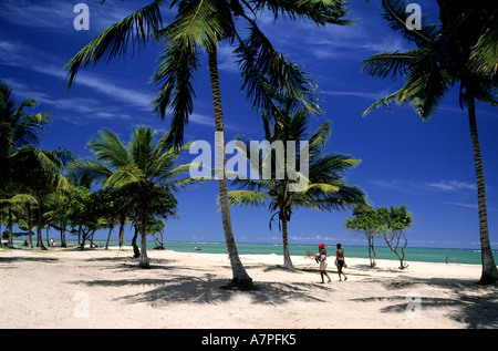 Il Brasile, Bahia, Porto Seguro, spiaggia Foto Stock