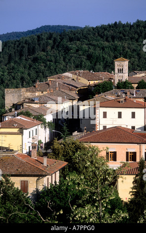 L'Italia, la Toscana il borgo di Castellina in Chianti Foto Stock