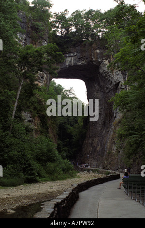 Il Ponte naturale in Virginia USA Foto Stock