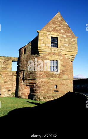 Regno Unito, Scozia, Perthshire e Kinross, Burleigh castello sul Loch Leven Foto Stock
