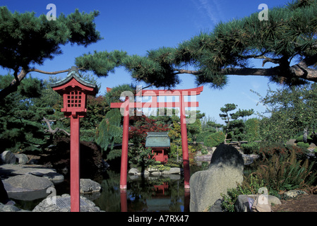 Nord America, Stati Uniti d'America, Washington, Tacoma. Point Defiance Park, il giardino giapponese Foto Stock