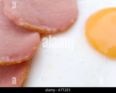 Pancetta Affumicata e le uova Foto Stock