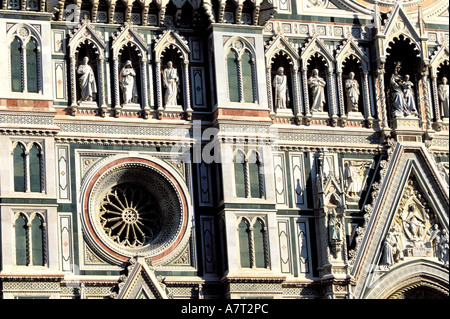 L'Italia, Toscana, Firenze, dettaglio della cattedrale di Santa Maria del Fiore Foto Stock