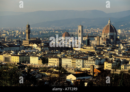 L'Italia, Toscana, Firenze, vista panoramica sulla città Foto Stock