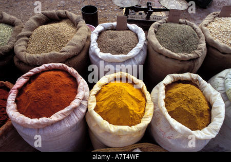 La Tunisia, isola di Djerba isola, mercato di Houmt Souk Foto Stock