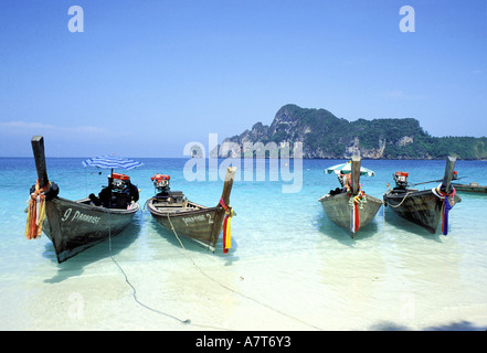 Thailandia, Ko Phi Phi arcipelago, Phi Phi Don Island Foto Stock
