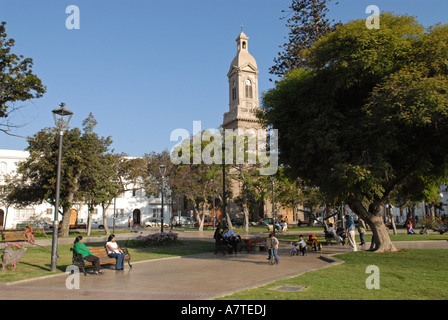 Città di La Serena in Cile Plaza de Armas Foto Stock