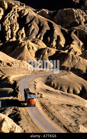 India, dello Stato del Jammu e Kashmir, regione del Ladakh, 269,68 mi Srinagar-Leh lungo l'autostrada nazionale Foto Stock