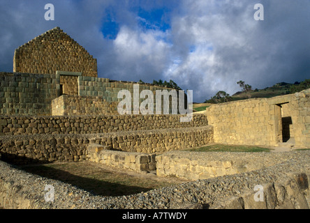 Le antiche rovine della chiesa, Ingapirca, Canar Provincia, Ecuador Foto Stock