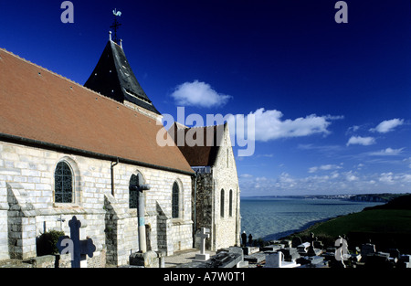 Francia, Seine Maritime, Varengeville chiesa Foto Stock