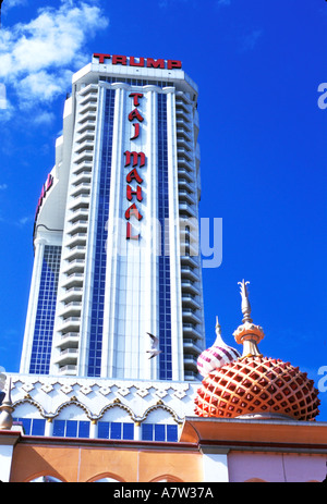 Trump Taj Mahal hotel e casinò sul lungomare di Atlantic City New Jersey Foto Stock